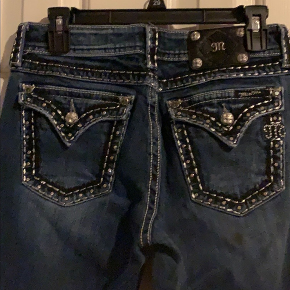 Miss Me straight leg inseam 30
